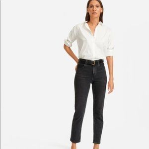 NWOT Everlane The Cheeky Jean Washed Black 28R